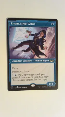 Errant Street Artist SNC 344 - MTG Magic the Gathering - Blue - Image 1