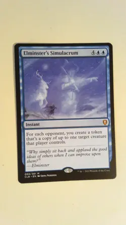 Elminster's Simulacrum CLB 068 - MTG Magic the Gathering - Blue - Image 1