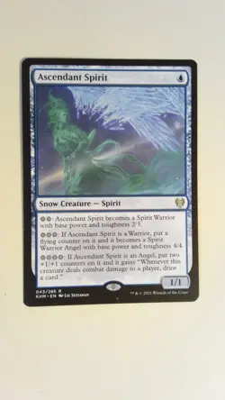 Ascendant Spirit Kaldheim 043 - MTG Magic the Gathering - Blue - Image 1