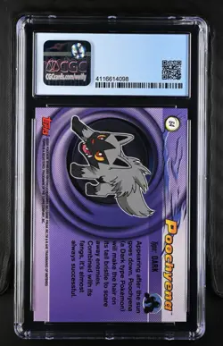 CGC 9 Poochyena 64 Topps Advanced 2003 Pokemon Card - Image 2