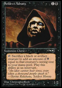 Soldevi Adnate (2) - Medium Play MTG Alliances - Image 1
