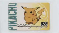 Pikachu Bandai Jumbo Carddass Pokemon Animation Version #025 1997 - Image 1