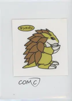 Sandslash (Set 21) Japanese Daiichi Pokemon Bread Deco Chara Stickers 1998 - Image 1