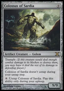 Colossus of Sardia - Medium Play MTG 10th Edition - Image 1