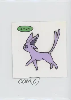 Espeon (Set 23) Japanese Daiichi Pokemon Bread Deco Chara Stickers 1998 - Image 1