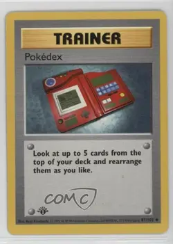 Pokedex Shadowless 1st Ed. Pokemon Base Set #87 1999 - Image 1