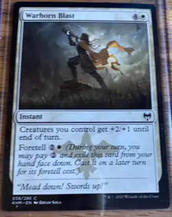 MTG Warhorn Blast Kaldheim 038/285 Regular Common - Image 1