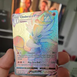 Cinderace VMAX 194/192 Secret Rare Holo Swsh02: Rebel Clash NM Pokemon TCG - Image 1