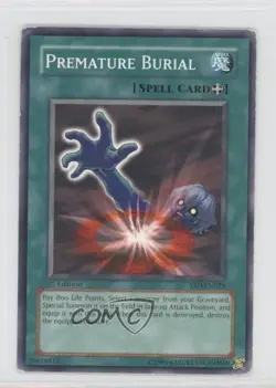 Premature Burial 1st Ed. YuGiOh Starter Deck #YSD-EN023 2006 READ - Image 1