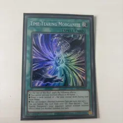 YuGiOh! Time-Tearing Morganite CYAC-EN067 Super Rare 1st Ed - Image 1