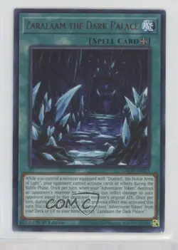 Zaralaam the Dark Palace 1st Ed. YuGiOh The Grand Creators #GRCR-EN033 - Image 1