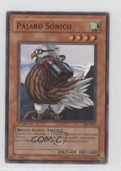 Sonic Bird Spanish 1st Ed. YuGiOh Starter Deck Pegasus #BIP-S011 2004 - Image 1