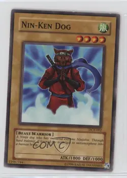 Nin-Ken Dog Unlimited YuGiOh Dark Crisis #DCR-002 2003 - Image 1