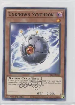 Unknown Synchron 1st Ed. YuGiOh Legendary Duelists: Synchro Storm #LED8-EN049 - Image 1