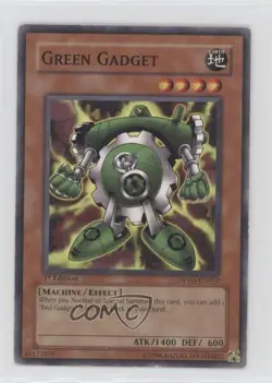Green Gadget 1st Ed. YuGiOh Yugi Moto Duelist Pack #DPYG-EN012 2009 - Image 1