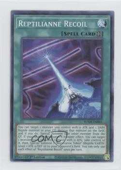 Reptilianne Recoil 1st Ed. YuGiOh Burst of Destiny #BODE-EN061 - Image 1