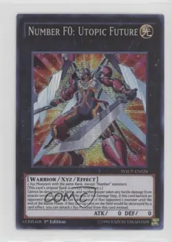 Number F0: Utopic Future 1st Ed. YuGiOh World Superstars #WSUP-EN026 - Image 1