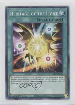 Heritage of the Light 1st Ed. YuGiOh Burst Destiny #BODE-EN000 - Image 1