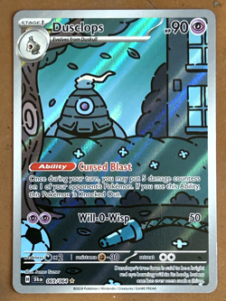 Pokemon TCG Dusclops 069/064 Shrouded Fable Illustration Rare Holo Card - Image 1