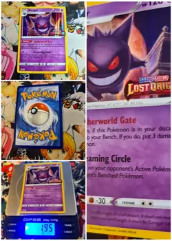 Pokemon Gengar 🇬🇧 + Stamp SWSH 241 Pokemon Holo NM Card Black Star Promo 2022 - Image 2