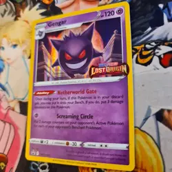 Pokemon Gengar 🇬🇧 + Stamp SWSH 241 Pokemon Holo NM Card Black Star Promo 2022 - Image 3