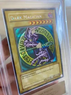 ARS 9 Mint 2002 Dark Magician Secret Rare DDS-002 YuGiOh Card English - Image 2