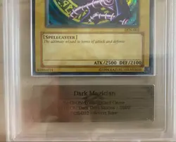 ARS 9 Mint 2002 Dark Magician Secret Rare DDS-002 YuGiOh Card English - Image 5