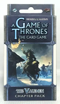 FFG GOT GAME OF THRONES CARD GAME THE VALEMEN CHAPTER PACK EXPANSION UNUSED - Image 1