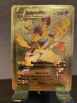 Zeraora Foil Metal Pokemon Pokemon Fan Art Collectible Card Trading - Image 1