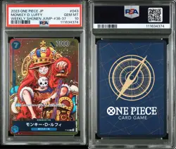 PSA10 Monkey D. Luffy P-043 One Piece Card Japanese - Image 3