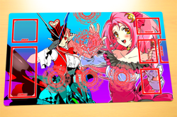 No.1545# Cardfight Vanguard Playmat Luna Yumizuki Amanda Custom VG Card Game Mat - Image 1