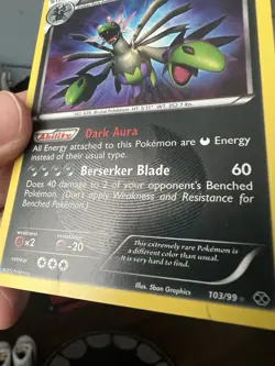 Hydreigon 103/99 Black White Holo Rare Card Next Destinities Secret - Image 3