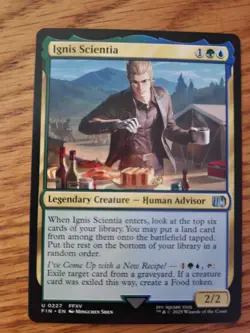 Ignis Scientia MTG Final Fantasy 0227 Uncommon NM - Image 1