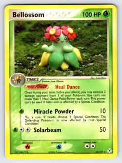 Bellossom 16/101 2004 EX Hidden Legends Pokemon Card Nintendo Non Holo Rare VLP - Image 1