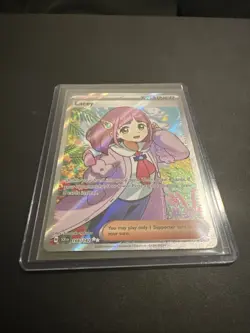 Pokemon Card TCG - Lacey 166/142 Ultra Rare Full Art Trainer Stellar Crown NM - Image 1