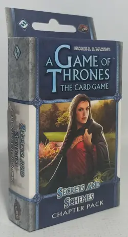 GOT GAME OF THRONES CARD GAME SECRETS AND SCHEMES CHAPTER PACK EXPANSION UNUSED - Image 3