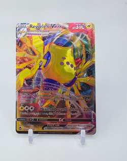 Custom Metallic Holo Regieleki Card Regieleki VMAX READ DESCRIPTION BELOW - Image 1