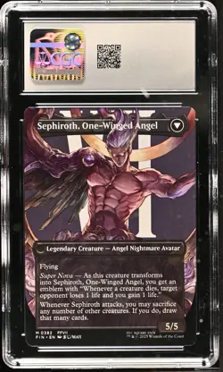 SEPHIROTH, FABLED SOLDIER Final Fantasy Borderless Mythic CGC 10 MTG - Image 2