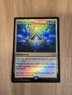 Song of Creation - #210/274 (NM) Ikoria: Lair of the Behemoths IKO MTG - Foil - Image 1
