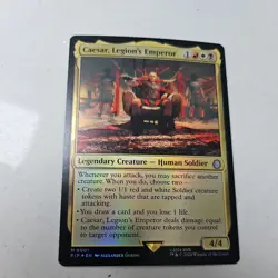 1x FOIL CAESAR, LEGION'S EMPEROR - Fallout - MTG - Magic the Gathering - Image 1