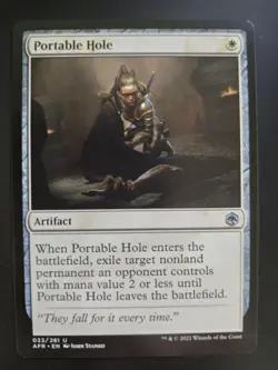 Portable Hole NM Adventures in the Forgotten Realms Regular MTG FREE SHIP - Image 1