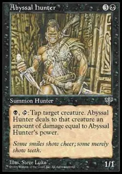 Abyssal Hunter - Medium Play MTG Mirage - Image 1