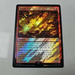 Bottle-Cap Blast (Surge Foil) -Foil Light Play MTG Universes Beyond: Fallout - Image 1