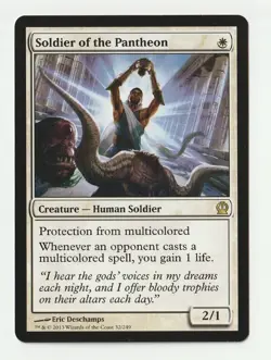 Soldier of the Pantheon Theros 32/249 MTG New Condition Never Played - Image 1