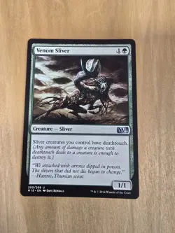 Venom Sliver - #205/269 (NM) Core Set 2015 M15 Magic MTG - Regular - Image 1