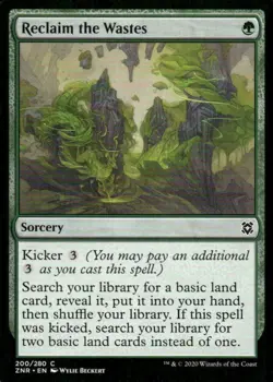 Reclaim the Wastes 200/280 Zendikar Rising MTG Magic the Gathering card - Image 1