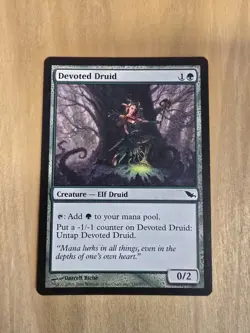 Devoted Druid - #110/301 (NM) Shadowmoor SHM Magic MTG - Regular - Image 1