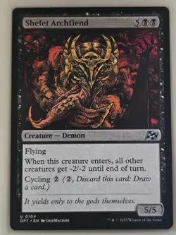 Shefet Archfiend - U 0104 Aetherdrift DFT MTG - Image 1