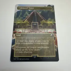 Command Tower 0026 Universes Beyond Jurassic World NM Double Sided Mtg Magic - Image 1