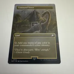 Command Tower 0026 Universes Beyond Jurassic World NM Double Sided Mtg Magic - Image 2